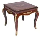 Baroque Table Side Table Antique Coffee Table Sofa Table Inlay Flower Table