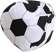 HOLIDYOYO Soccer Football Beanbag Chair Cover Plush Toy Storage Bag Large Bean Bag for Boys and Girls Only