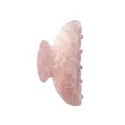 Culturesse Everlee Medium Shimmer 8.2cm Hair Claw/Crab Women's Accessory Rose
