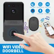 Security Smart Wireless WiFi Video Doorbell Two-Way Phone Camera Door Bell Ring