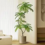 【雅軒家居】藍花楹仿真綠植室內盆栽大型仿生植物造景樹假花擺設客廳落地擺件（盆栽）