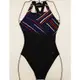 (E5) Speedo 女 運動連身泳裝 一件式泳衣 Medalist 藍紅/黑 SD800324914839[SUN]