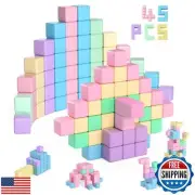 Magnetic Blocks, Building Blocks for Toddlers Age 3-5 Magnet Cubes Toys STEM