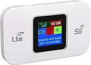 4G WiFi Mobile Hotspot Device, 4G LTE Mobile Hotspot for Trave, with SIM Card Slot, 10 Devices, Support B1 B3 B5 B8