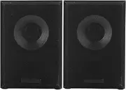 Wired Computer Speakers,Desktop Computer Speakers Portable Gaming Speakers,USB Wired Wooden Speaker Desktop Laptop Bass Stereo Music Player M30 (Black)
