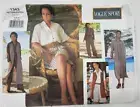 VOGUE Sport 1343 Misses Dress jumpsuit Duster Vest sewing Pattern sz 6 8 10