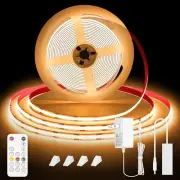 COB LED Strip Light, 16.4Ft Dimmable LED Strip Lights, 3000K Flexible Super Brig
