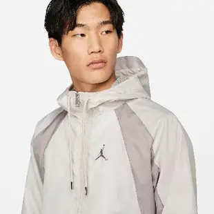 Nike 外套 Air Jordan Essential 米灰 卡其 男款 防風 連帽 風衣 DJ9829-104