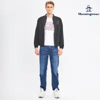 在飛比找momo購物網優惠-【Munsingwear】企鵝牌 男款深藍色彈性直筒牛仔長褲