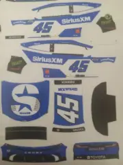 2024 #45 Tyler Reddick Sirius 1/64 Peel & Stick Decal