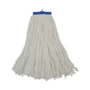 Boardwalk 716REA 16 oz. Rayon Cut-End Lie-Flat Wet Mop Head - White New
