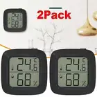 2Pcs Mini LCD Digital Indoor Hygrometer Room Thermometer Humidity Monitor Meter
