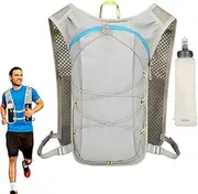 Hydration Backpack,Reflective Hydration Pack Backpack | with 500ML Soft Bottle Adjustable Strap Bladder for Jogging Camping Skiing Gym Hunting Outdoor Running