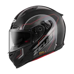 免運附發票❇️「勁風騎士」瑞獅ZEUS 1800B透明碳纖全罩式安全帽ZS1800B