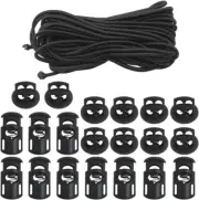 "Crafting Elastic Cord Locks & Bungee Set - 20 PCS"