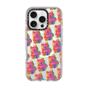 iPhone 16 Pro Clear Case MagSafe Compatible Jelly bear BY INDI