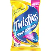 Twisties Blue Tongue Sour Blueberry Snacks 80g