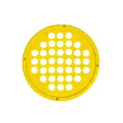 CanDo Hand Exercise Web - Latex Free - 7" Diameter - Yellow - X-light