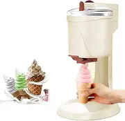 Soft Serve Ice Cream Maker Machine 1000ml - 20w Quick Frozen Dessert Maker for Home, Makes Healthy Homemade Ice Cream in 10 Minutes, One-Touch Operation, Noiseless (Vanilla/Chocolate/Fruit)