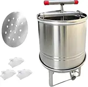 B Baosity Honey Press Machine Fruit Press Making Crusher for Juice Honeycomb Olive Oil, 3 Filtration Bags