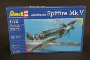 Vintage Revell Supermarine Spitfire Mk V 1:72 Scale Model Kit