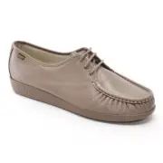 Ladies SAS Siesta Lace Up Oxfords Made in USA 9 Slim Mocha Leather New in Box