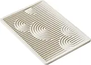 Zxpjkyu Litter Mat, Litter Trapping Mat, Soft Paw Scratching Pad, Non-Slip Waterproof, Kitten Bed Foot Pad for Bathroom