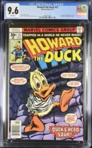 Howard the Duck #12 1977 Marvel Comics CGC 9.6 1st app Kiss White Pages