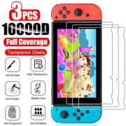 3PCS Tempered Glass Screen Protector for Nintendo Switch OLED/Lite, Durable Film