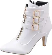 [Cfklopgg] Ankle Boots for Women with Heel Tan Brown Ankle Boots for Women Wide Cowboy Boots Cutouts Brown Suede Booties Women Ankle Boots Cowboy Booties for Women Square Toe