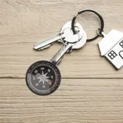 12 Pcs Key Holder Ring Car Key Ring Climbing Compass Pirate Keychain