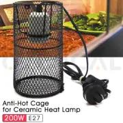 Reptile Ceramic Heat Lamp Bulb Holder Switch Cage Infrared Heat Light Brooder