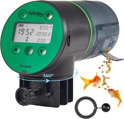 Automatic Fish Feeder for Aquarium - Auto Fish Feeder Battery Operated Food