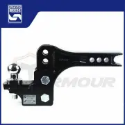 HAYMAN REESE ADJUSTABLE TOW BAR BALL MOUNT TONGUE HITCH TRAILER 4WD 70207