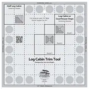 Creative Grids Log Cabin Trim Tool For 8-Inch Finished Blocks (CGRJAW1)