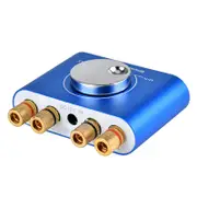 Wireless bluetooth Mini Digital Amplifier Hi-Fi Stereo High-Power Amp BLUE COLOR
