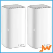 D-Link X1872 AX1800 Dual Band Seamless Mesh Wi-Fi 6 System - 2-Pack