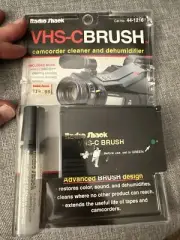NOS Radio Shack VHS-C Brush & Solution Camcorder Cleaner & Dehumidifier 44-1216
