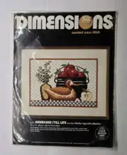 Dimensions Cross Stitch American Still Life 3527 Charles Wysocki 1982 Duck Apple
