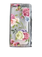 Galaxy Note 10 Clear Rose Design For Girly Women