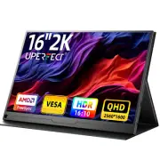16" 2K 2560x1600 Portable Monitor Gaming Monitor USB C Laptop Monitor for PS4/5