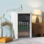 EUNA/優諾SC-110R冰吧小聚冰吧冷藏飲料柜客廳小型復古冰箱辦公室0908105171