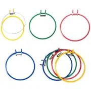 Round Embroidery Hoop Adjustable Embroidery Frame Easy to Use for Needleworks