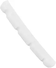 GOOHOCHY Slotted Curved Bone Nut for String Bass Guitar Durable Buffalo Bone Bridge Saddle for Improved Sound and Projection Compatible with Acoustic Electric Guitars Mandolins and More
