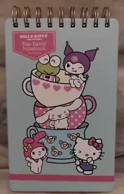 Sanrio 2024 Hello Kitty And Friends Top-Spiral Notebook Stationery -NEW