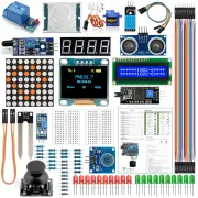 "AOQDQDQD® Module Sensor Kit For Arduino with 0.96"" OLED 1602 LCD Display Relay Servo Motor DHT11 for Starter Projects"