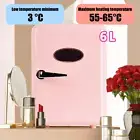 Skincare Fridge Mini Fridge Dimmable LED Mirror Cooler for Bedroom