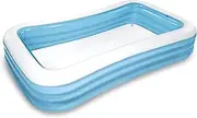 Intex Swim Center Family Inflatable Pool, 120" X 72" X 22", for Ages 6+