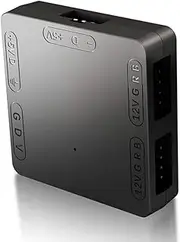 Queen.Y RGB Converter - Convert 5V 3-Pin to 12V 4-Pin for RGB Capable Motherboard Not Compatible With Asrock