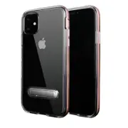 Transparent Bumper Case w/ Kickstand for iPhone 11 6.1" ROSE GOLD